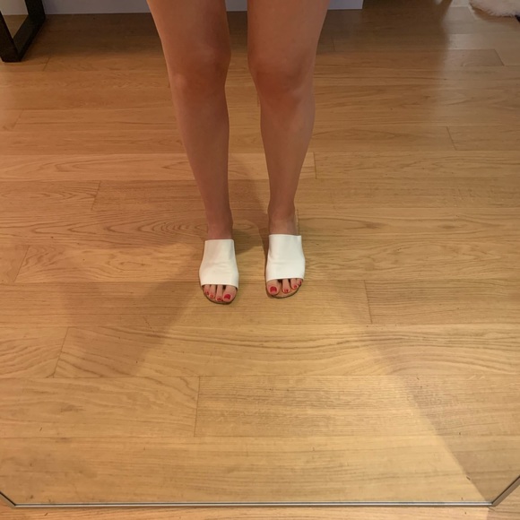 Robert clergerie white leather mules 38 - Picture 10 of 10